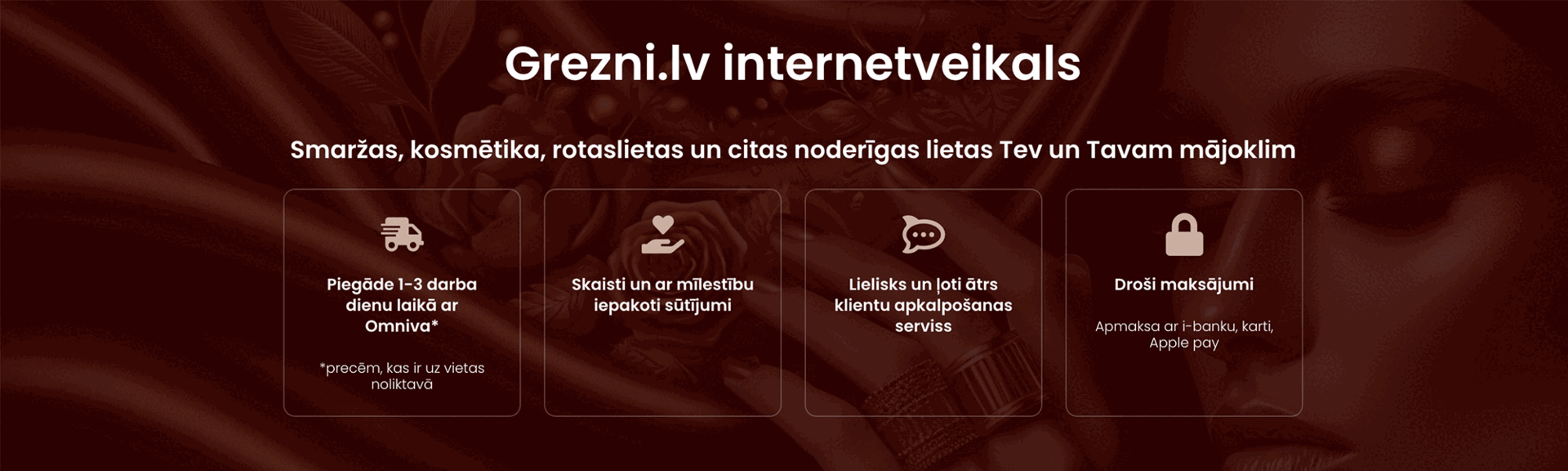 Grezni lv kosmētikas internetveikals