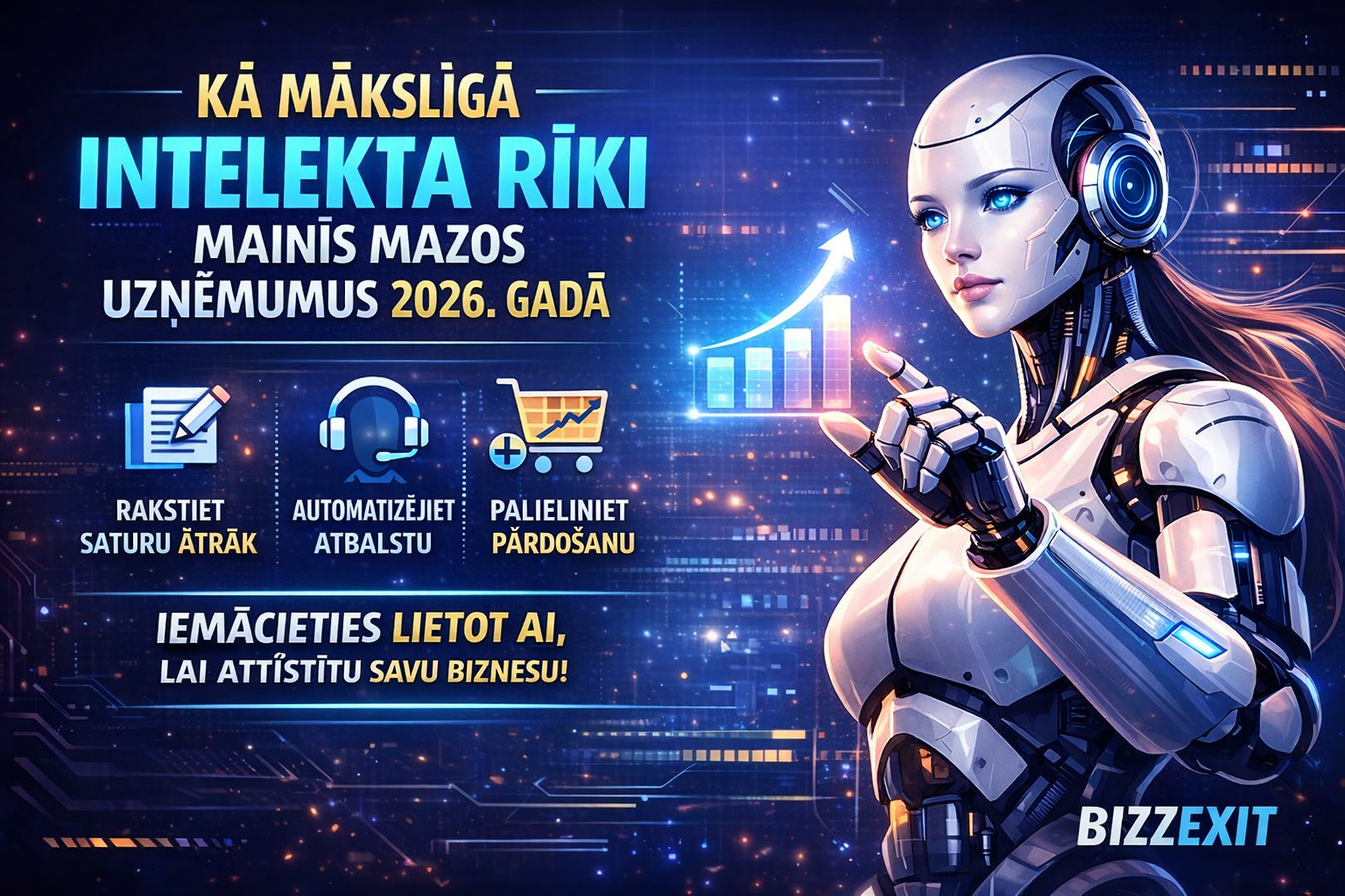 Kā mākslīgā intelekta rīki pārveido mazos uzņēmumus 2026. gadā (un kā jūs tos varat izmantot jau šodien)