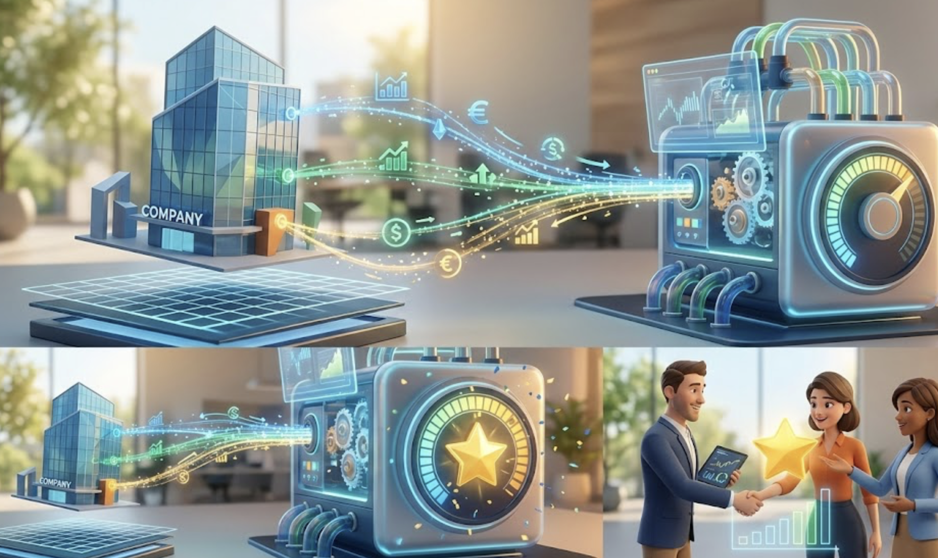 Определите стоимость компании