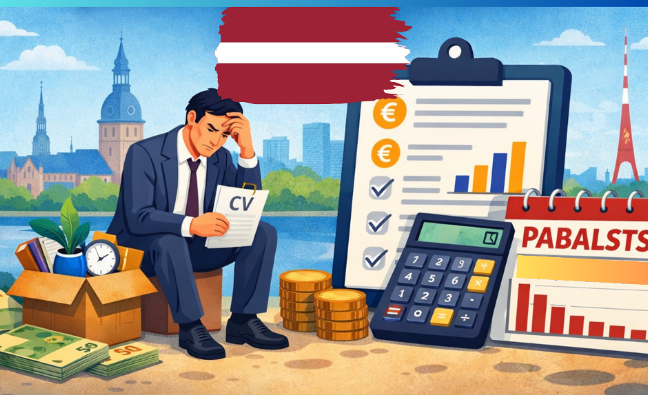 Калькулятор пособий по безработице в Латвии