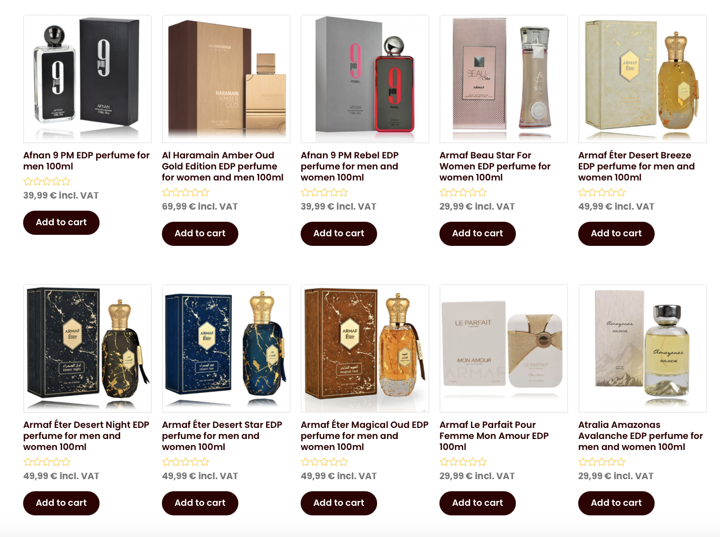 Arabic Fragrances & Perfumes
