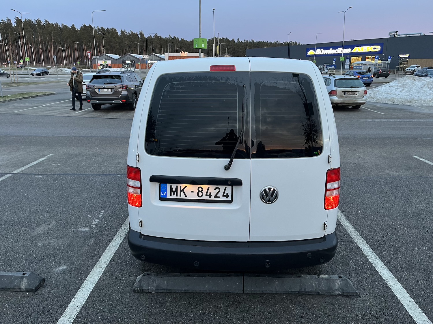 VW Caddy 1, 6tdi 2011.gada, balts
