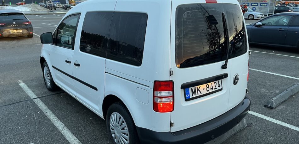 VW Caddy 1, 6tdi 2011.gada, balts