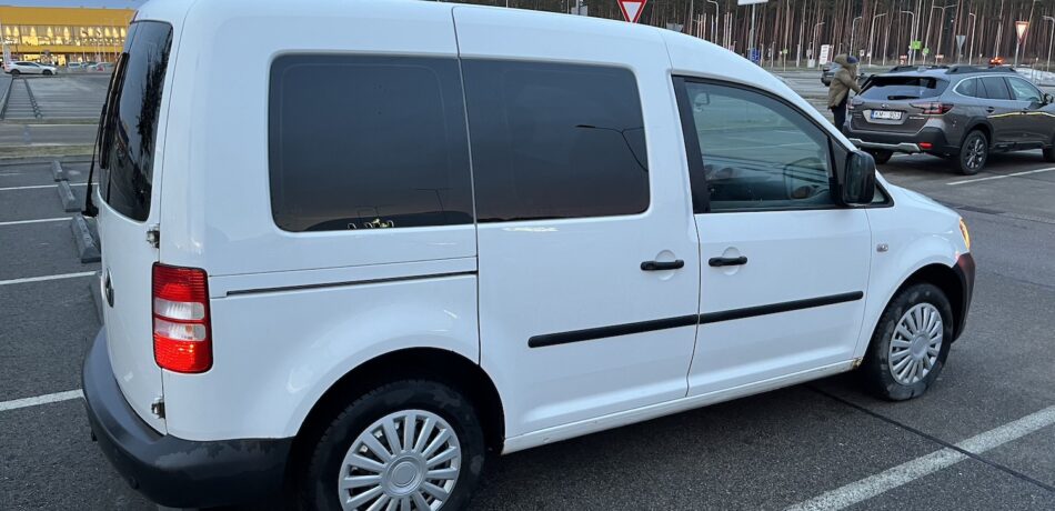 VW Caddy 1, 6tdi 2011.gada, balts