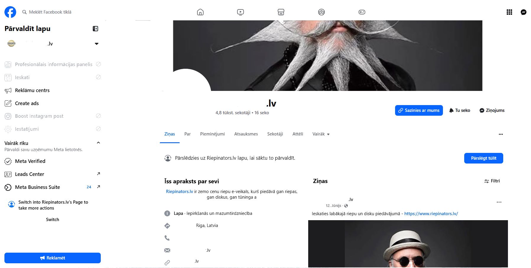 Pārdod Facebook un Instagram kontus ar 5000 sekotājiem