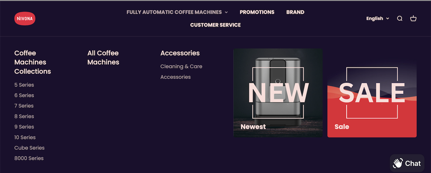 Premium Shopify Kafijas automātu, Kafijas automātu piederumu un Kafijas tirdzniecības internetveikals