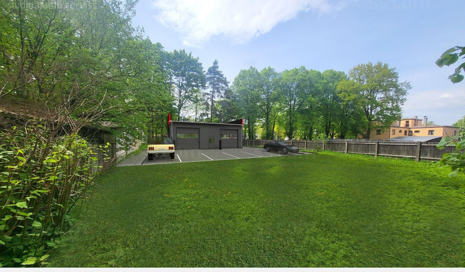 komercapbūves zeme ar apstiprinātu automazgātuves projektu