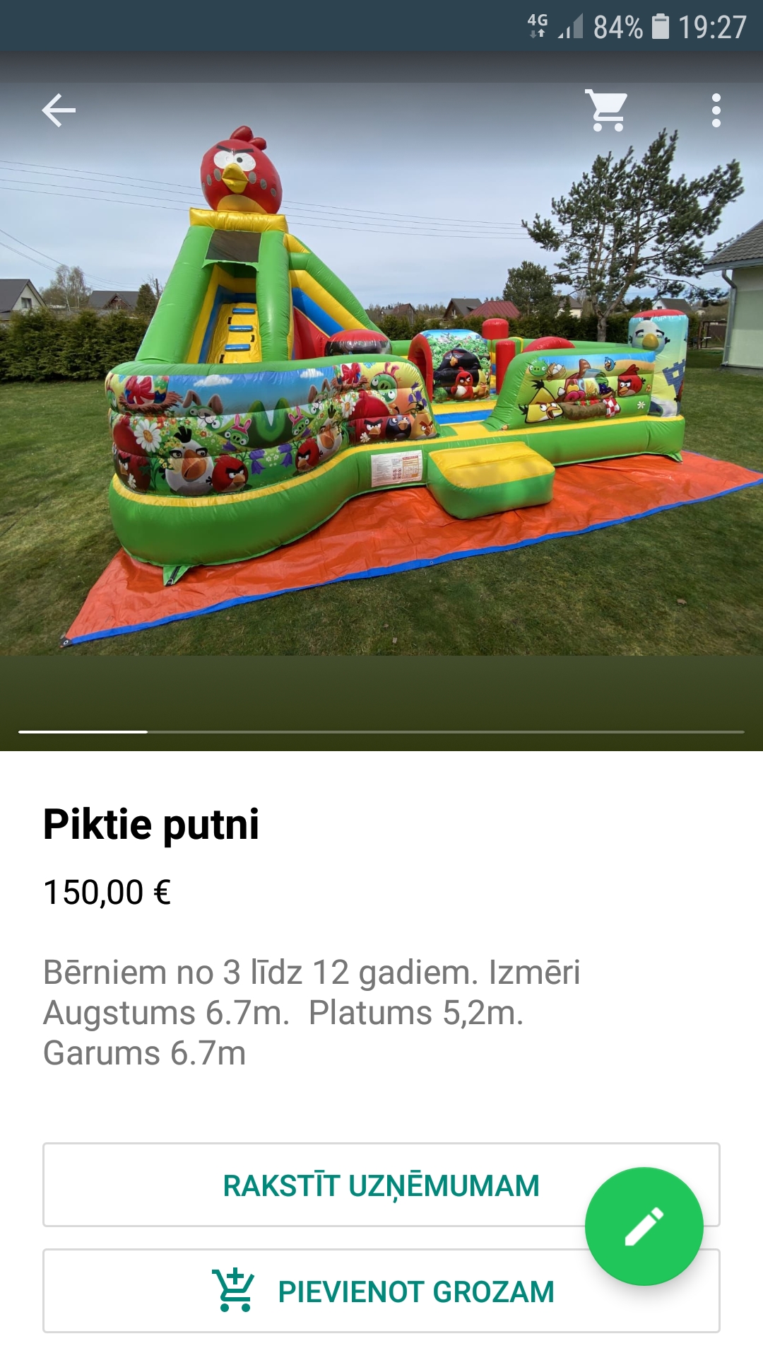 Piepūšamās atrakcijas