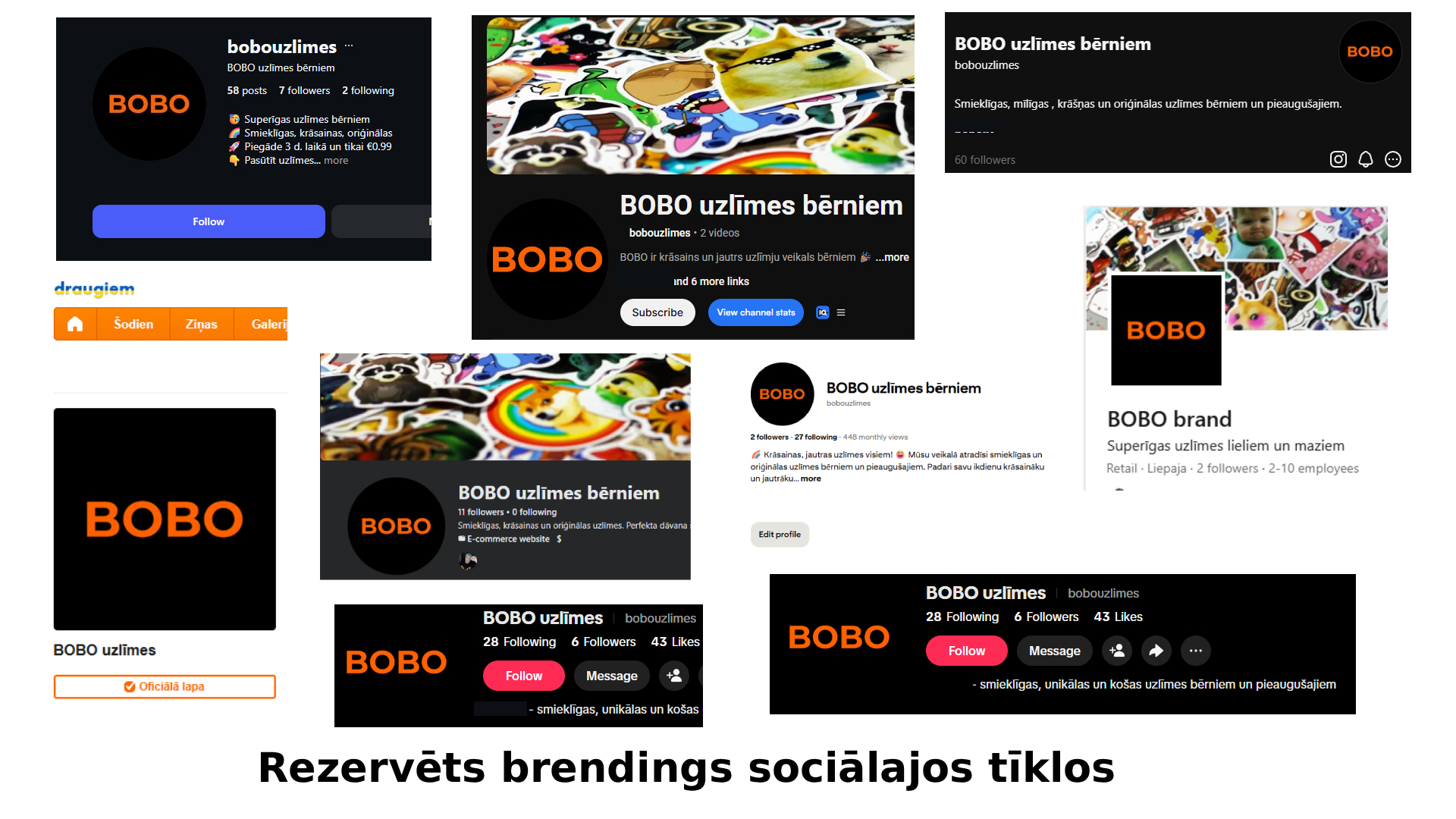 Pārdodu strādājošu interneta veikalu un zīmolu BOBO