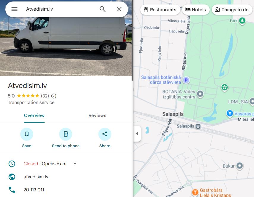 Pārdodu SIA: Kravu Pārvadājumi/ Pārvākšanās serviss (ar busu, mājaslapu utt. )